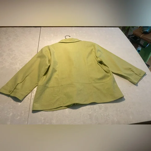 NWT linen-rayon XL Christopher & Banks jacket - Picture 2 of 9